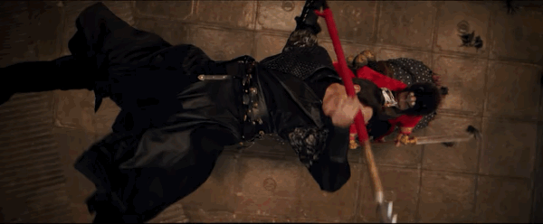 剧中的长枪打斗戏