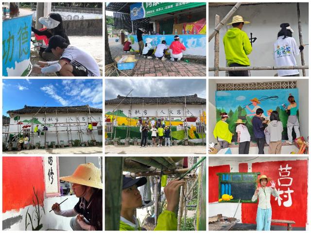 队员们认真创作 队员们认真创作