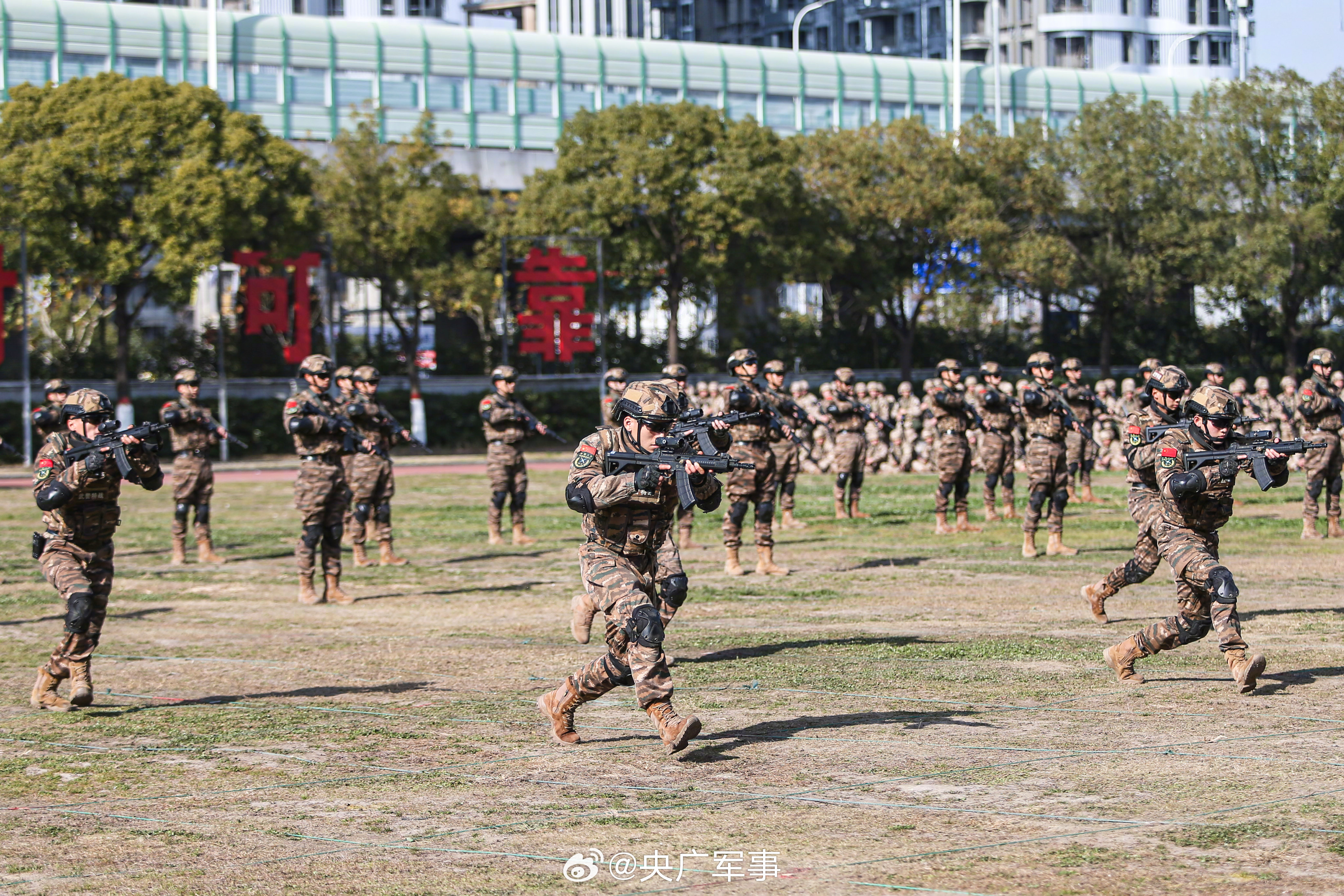 练练练!直击武警官兵火热练兵场
