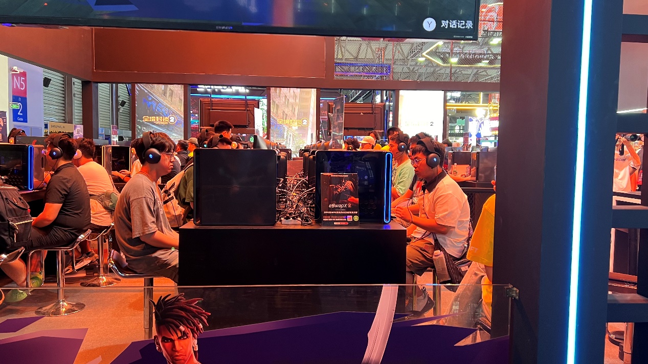 2024年ChinaJoy展館一角。馬作鵬攝