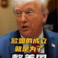 特朗普：欧盟成立就是为了“整美国”_人民日报