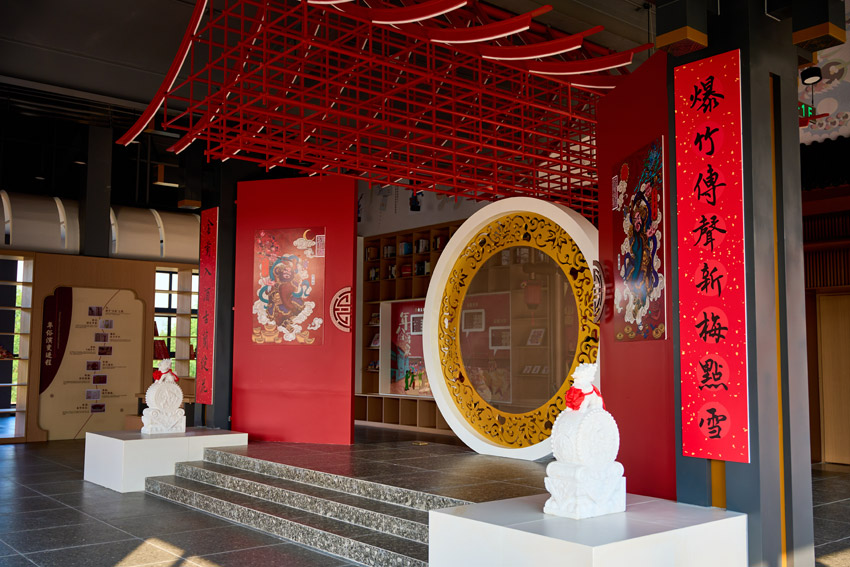 年俗书局内景。绵竹金申文旅公司供图