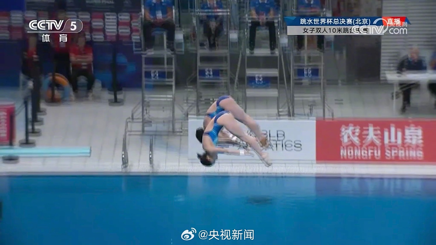 全红婵/陈芋汐夺跳水世界杯总决赛女子双人十米台冠军