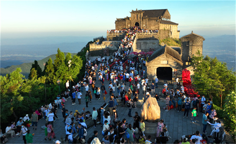 湖南衡阳南岳衡山景区。 曹正平摄