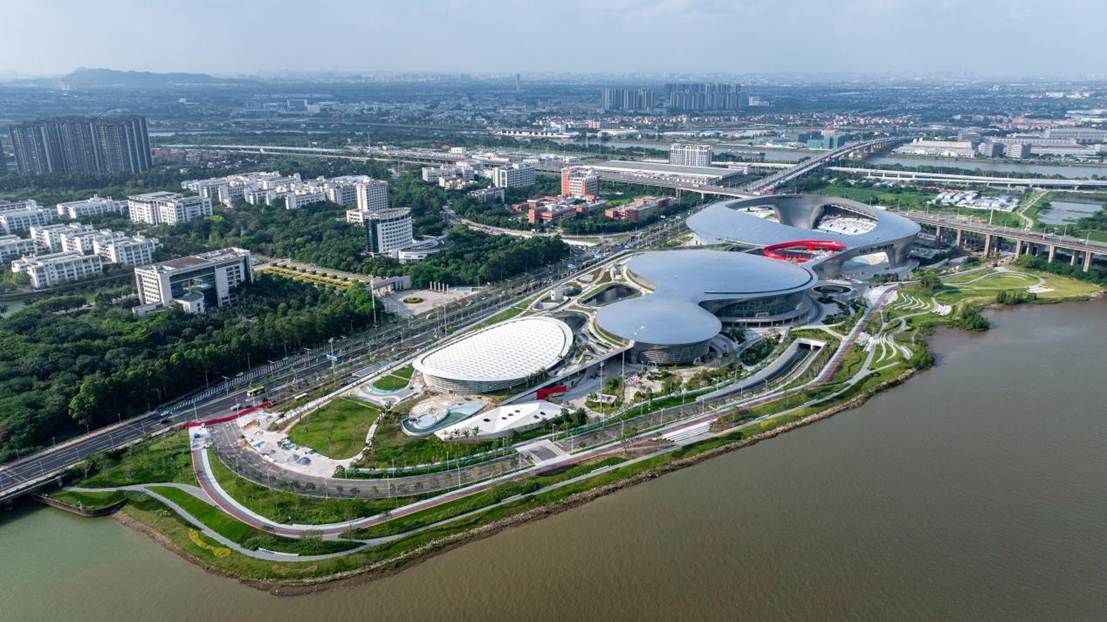 德胜体育馆航拍全景