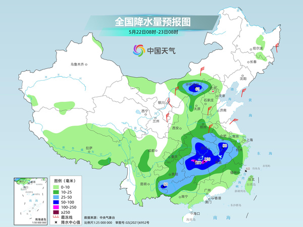 南方雨水“不下线”，北方局地仍有40℃或以上高温