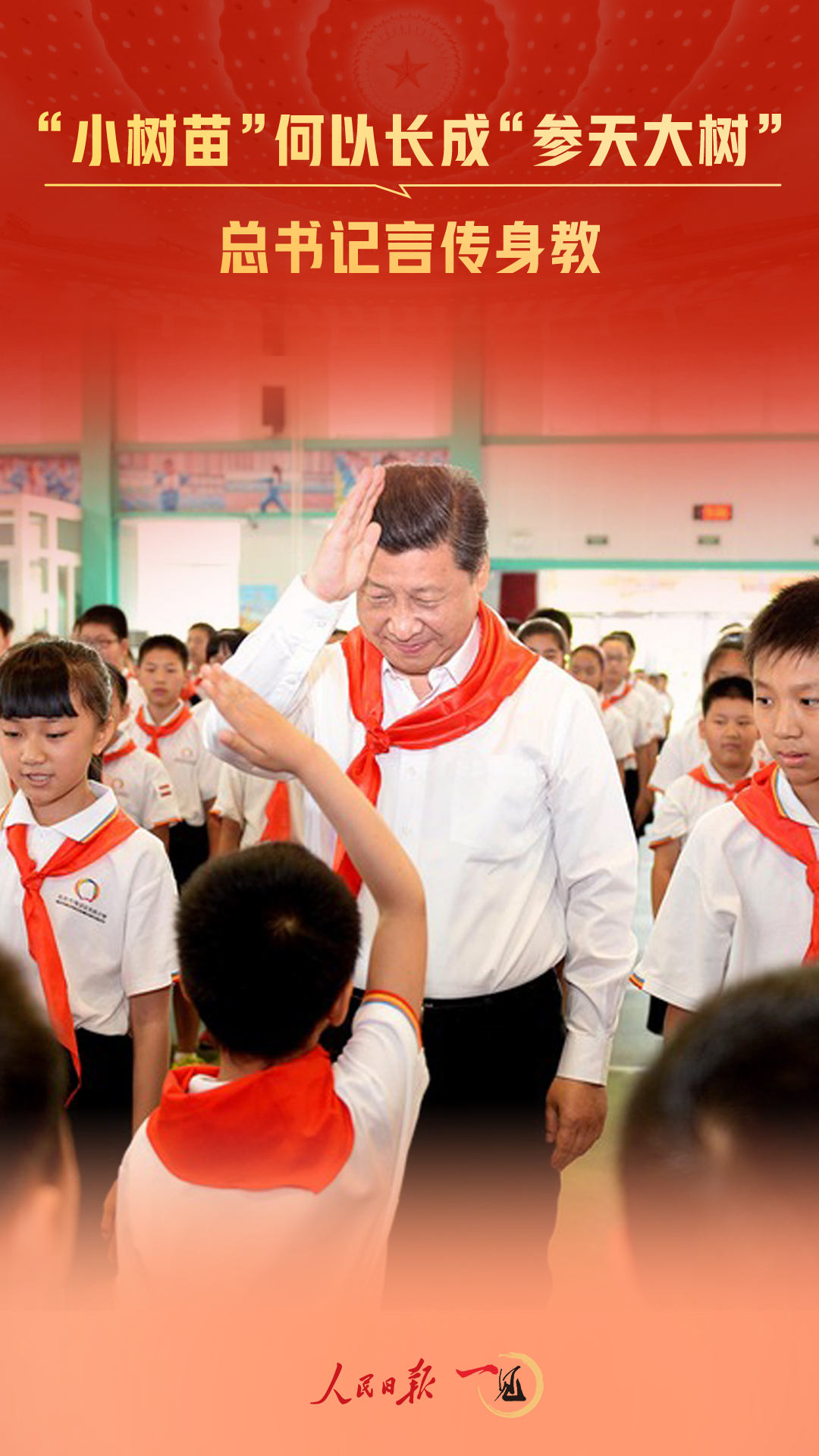 一見·“小樹苗”何以長成“參天大樹”，總書記言傳身教