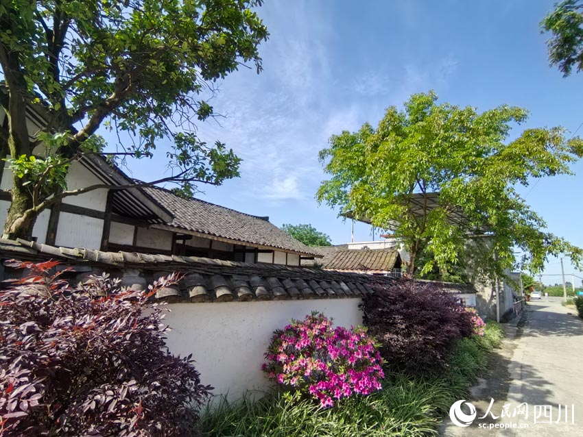 历史旧居,风景如画。人民网记者 刘海天摄