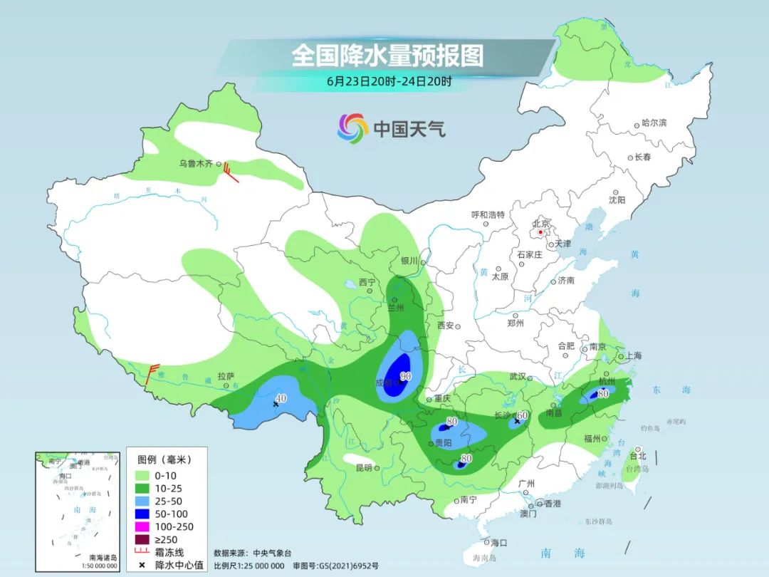 暴雨+高温仍是下周天气主题
