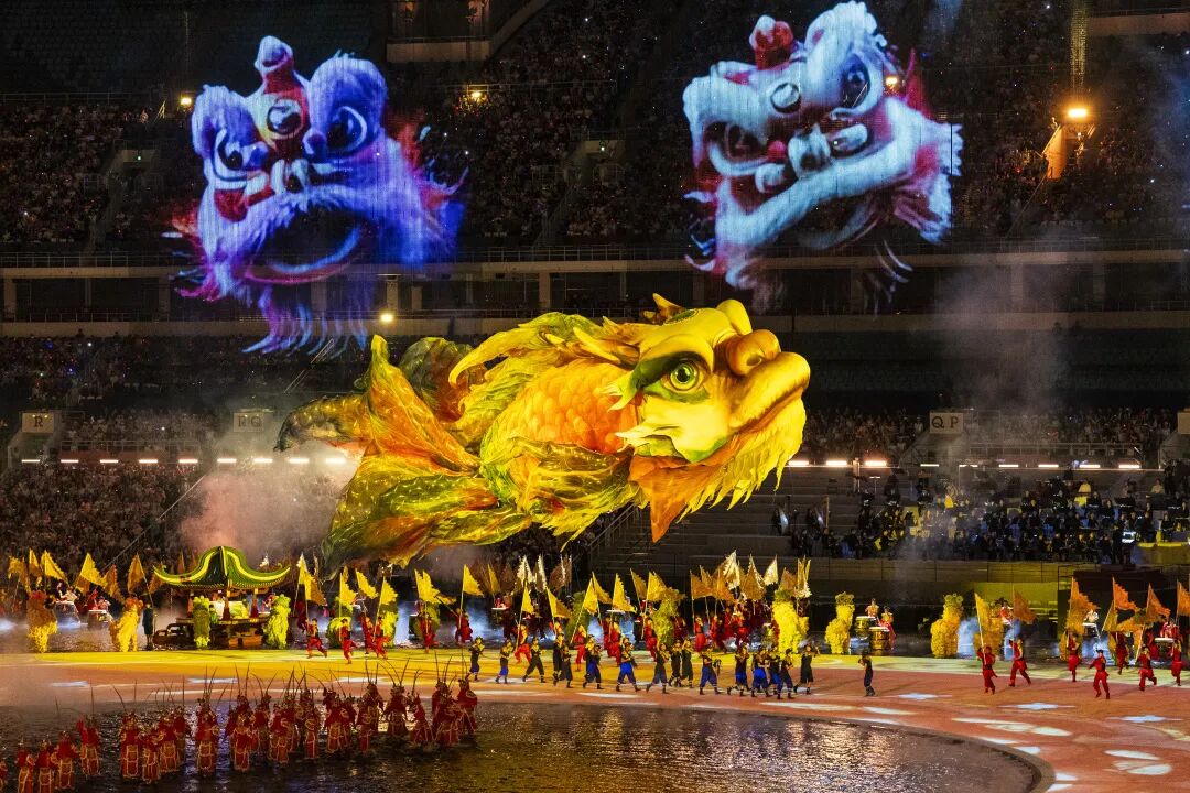 揭秘！开幕式“鳌”游天海是怎么做到的？