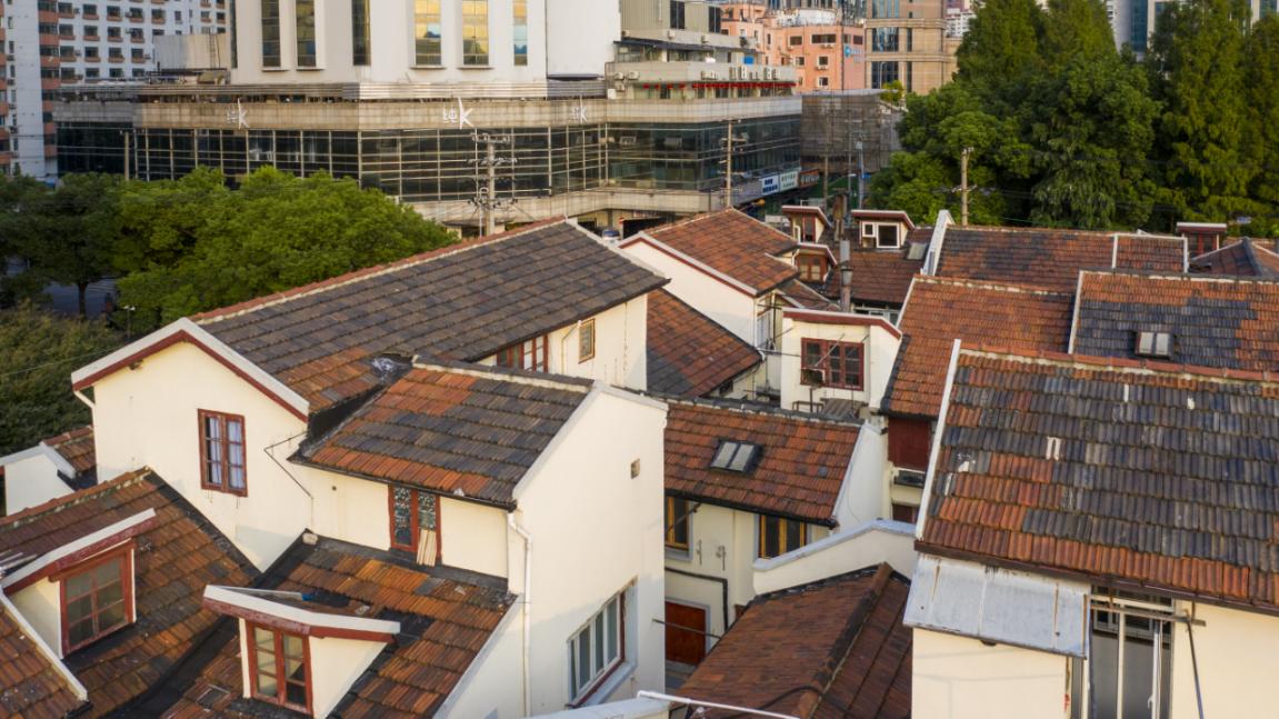 黄浦区宝兴里地块老旧房屋。上海人民城市实践展示馆供图