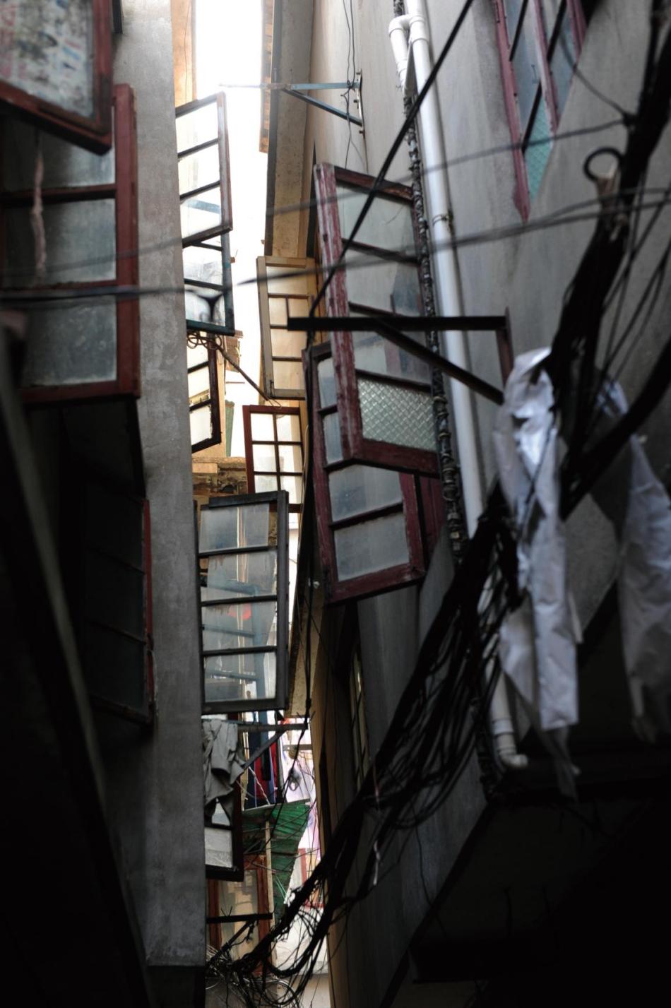 虹口区天镇路106弄过去的窗。上海人民城市实践展示馆供图