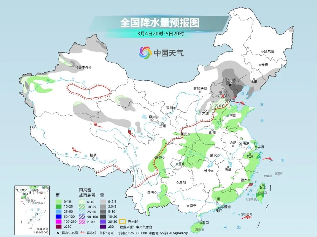 局地还有大雪！之后大部地区降水减弱