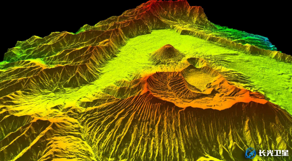 3、“吉林一号”高精度数字表面模型(DSM)成果视图——印尼布罗莫火山.jpg 3、“吉林一号”高精度数字表面模型(DSM)成果视图——印尼布罗莫火山.jpg