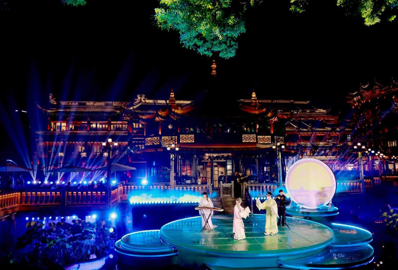 “非遺大豫園·音樂季”啟幕。新華社照片